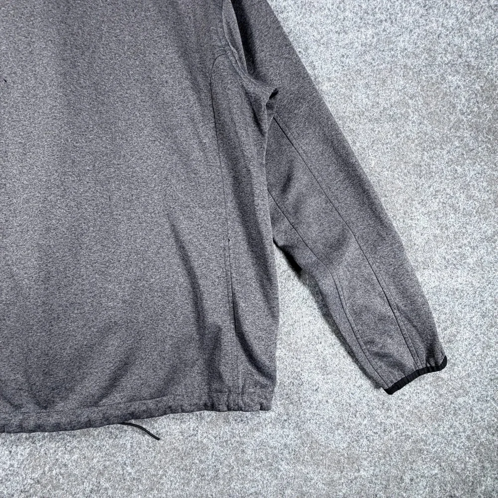 The North Face Jacket Mens XL Gray Full Zip Fleece Lined Mock Neck Lightweight